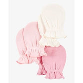 Guantes Bebe 3pc de 0-3m Rosa